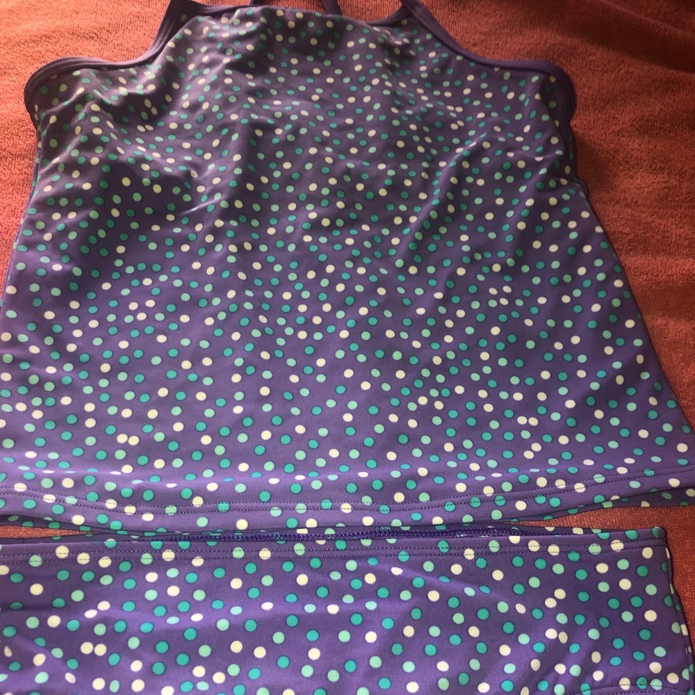 Lands end girls tankini